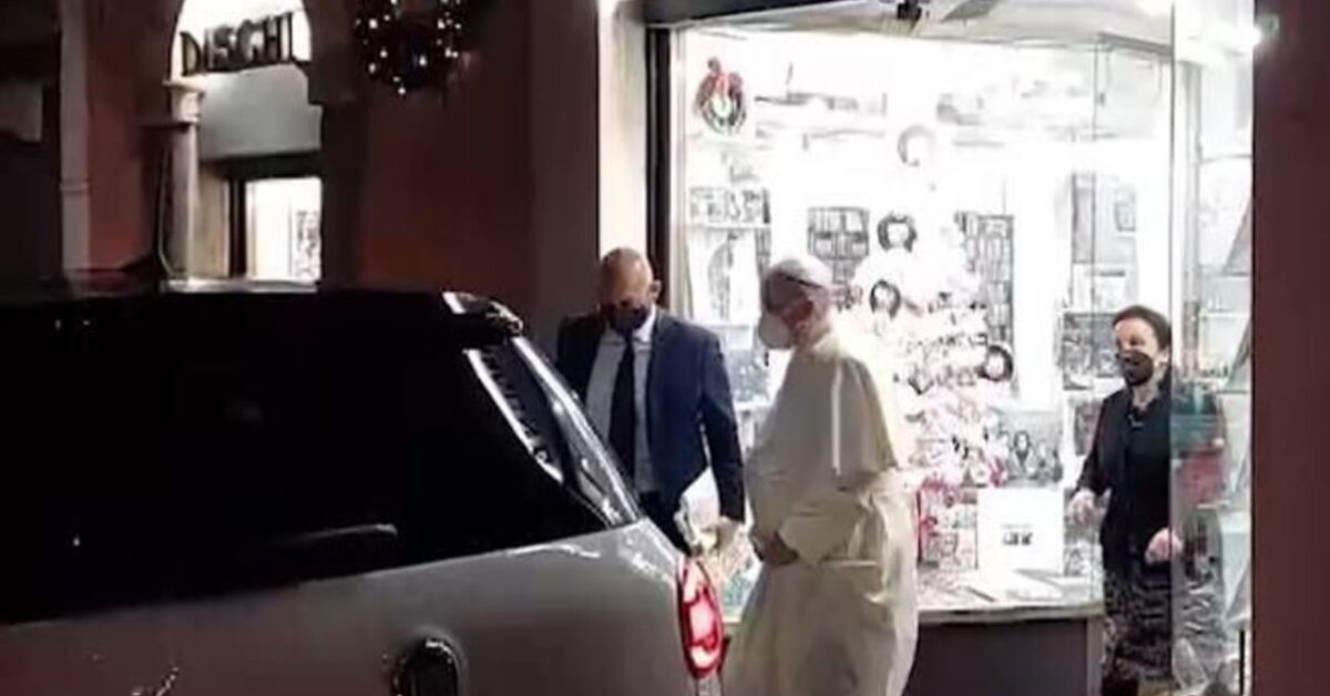 Pope Goes To Record Store